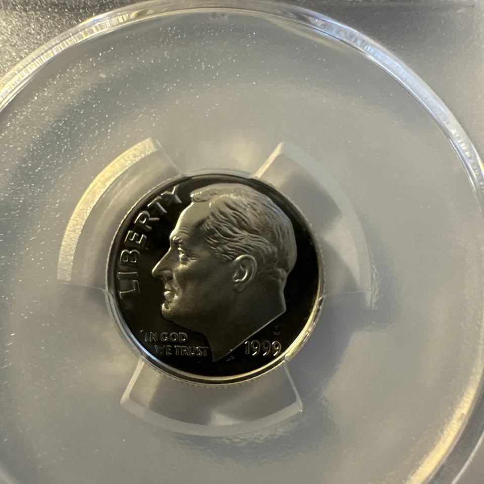 1999-S PCGS Silver Roosevelt Dime 10-Cent PR69DCAM - Image 2 of 4
