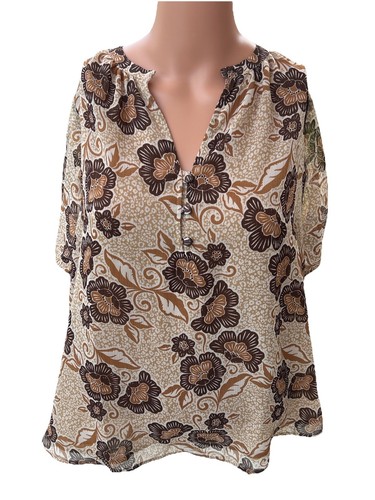 Women’s Xl Floral Blouse By Loft New Tags