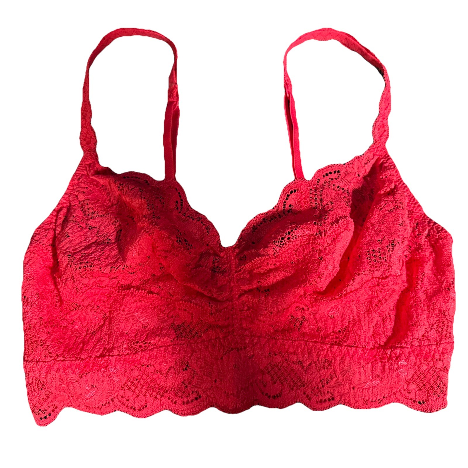 Cosabella  bralette wireless Pink lacy adjustable straps NEW SPP-image