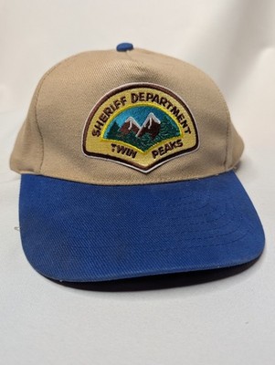 Twin Peaks Sheriff Adjustable Curved Bill Strap Back Dad Hat Baseball Cap