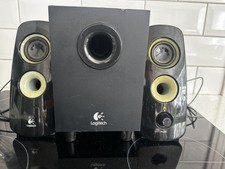 Logitech Z323 2.1 Computer Speaker System Subwoofer & Satellites 30W RMS Black