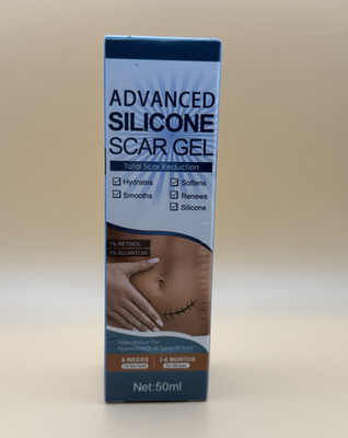 Advanced Silicone Scar Gel 50ml Retinol Allantoin New