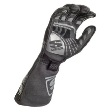 Simpson Racing EGZG Endurance Racing Gloves SFI 3.3/5 Adult XXL Grey Pair
