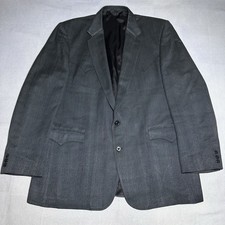 Vintage Circle S Sportscoat Blazer 48L Western Silk Blend Herringbone USA Made