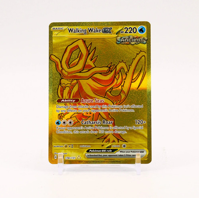 #ad Walking Wake ex 178 131 Prismatic Evolutions Gold Pokemon NM MINT $7.99