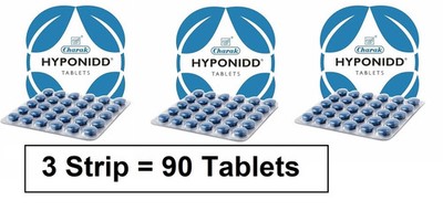 Charak Hyponidd 3 Strips (90) Tablets   Ayurvedic Metabolic & Hormonal Wellness