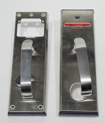 VINGCARD ELSAFE SATIN MESSING CLASSIC GUESTROOM LOCK BODY & GRIFFE Z3 LCU 3300X