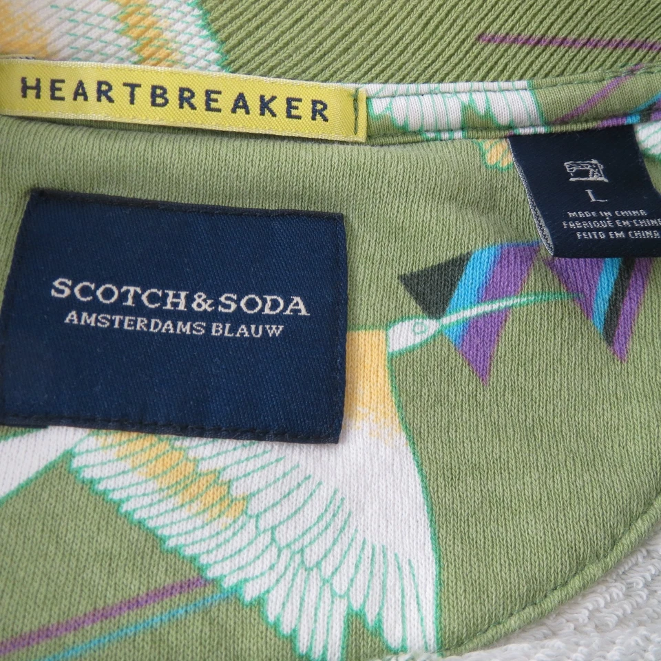 Sudadera Scotch & Soda Heartbreaker Origami Crane años 80 vibra para hombre talla grande Foto 3 de 4