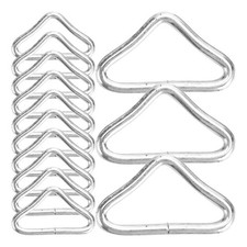 30 Pcs Trampoline Triangle Buckle Galvanized Steel Child Metal Buckles Bag