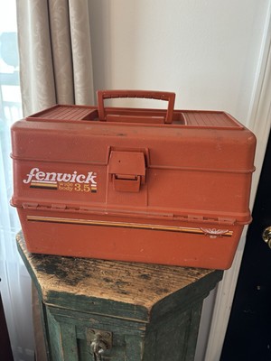 Vintage Fenwick Wide Body Tackle Box *NICE BIG LARGE*
