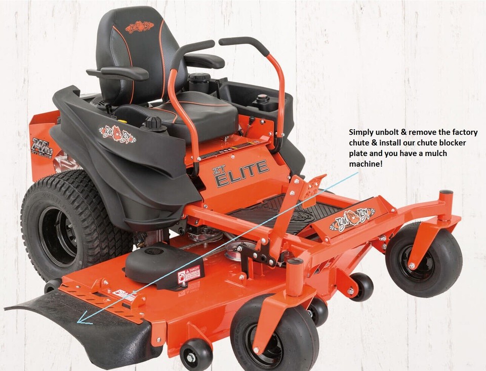 [SR] Chute Blocker / Mulch Plate Bad Boy ZT Elite & Maverick 48" 54" 60