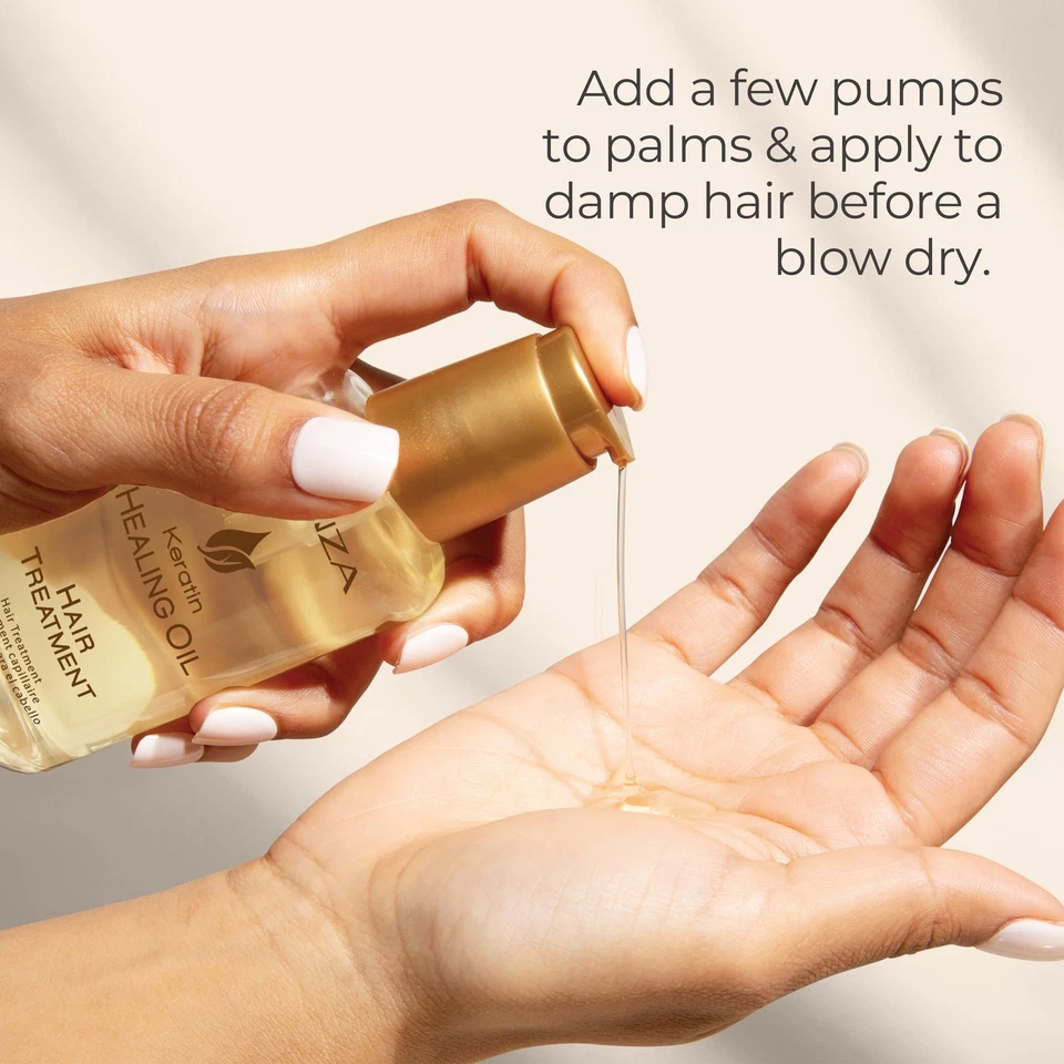 Keratin Healing Hair Oil, Revives & Nourishes Damaged Hair, Sulfate-Free - Image 4 of 4