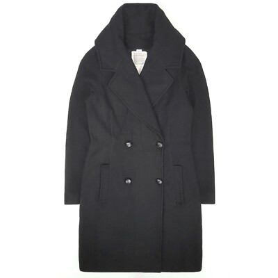 AW2004 Hussein Chalayan COAT コート HUSSEIN CHALAYAN Fitted Wool Cashmere Twill Double Coat Leather