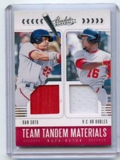  2020 Absolute Team Tandem Materials #9 Juan Soto/Victor Robles