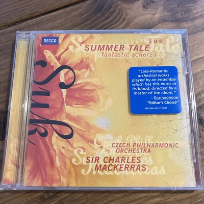 JOSEF SUK-SUMMER TALE/FANTASTIC SCHERZO-EU/UK 1999 CD-CHARLES MACKERRAS (NEW)