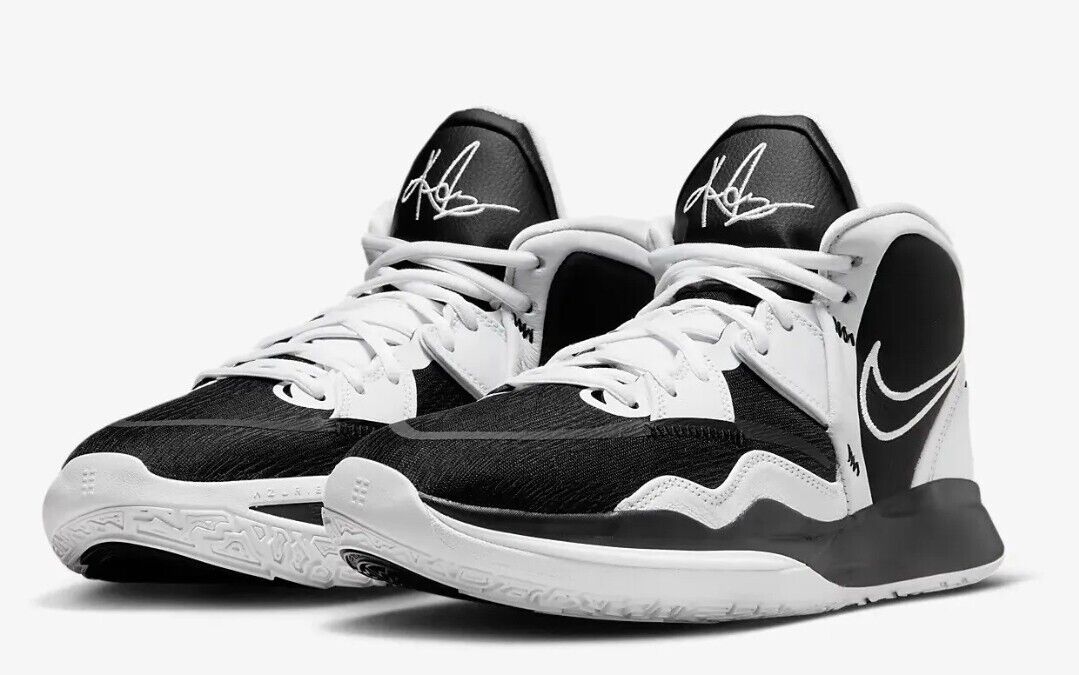 Nike Kyrie 8 Infinity Black White Men's New Basketball Shoes Nike Kyrie 8 Infinity Black White Men's New Basketball Shoes