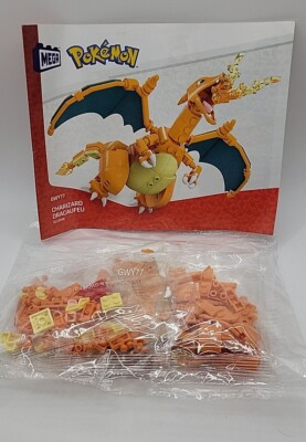 Pokémon Charizard Mega Construx Building Block Set Complete W/Instructions NoBox