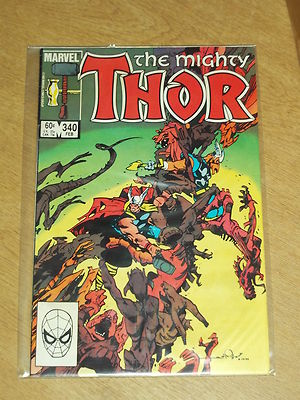 THOR THE MIGHTY #340 VOL 1 MARVEL SIMONSON BETA RAY FEBRUARY 1984