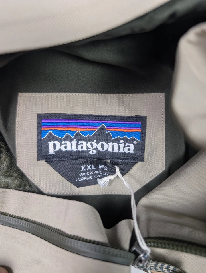 Patagonia Storm Shift Gore tex Jacket Mens 2XL Seaside Grey Waterproof Hooded - Image 4 of 4