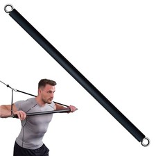 Straight Bar LAT Pull Down Cable Attachments Resistance Band Bar F Weightlifting