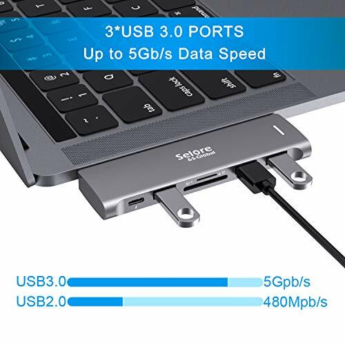 Mac USB Accessories,MacBook Multiport Adapter for MacBook Pro 13