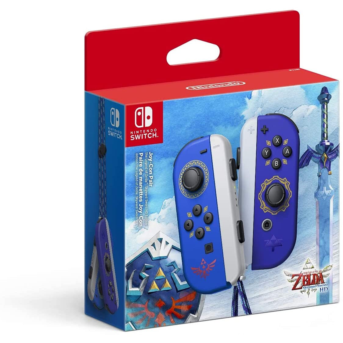 Manettes Nintendo Joy-Con Zelda édition rare Skyward Sword premium