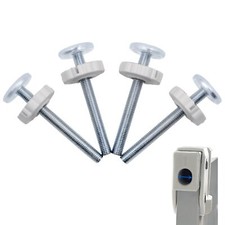 4 Pack M1010mm Thick Baby Gate Spindle Rods for Pet  Pressure Mounted Gates ...