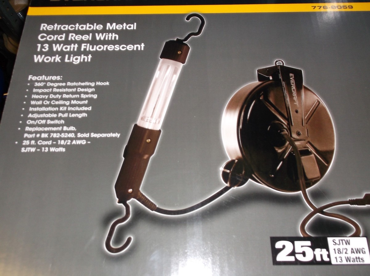 【最終値引】 サーマルライト『HR-22』＋『TRUE BTK』 セット！ Napa 7768059 Evercraft Droplight Retractable 13W Fluorescent Work