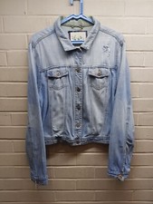New Look Women's Hudson & Rose Blue Denim Jacket Size Uk 18, Eur 46