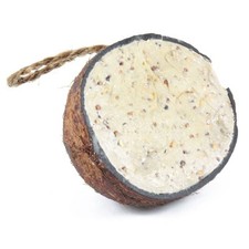 2x Co-Co Fat Feeder High Energy Wild Bird Feed Half Coconut Suet Food