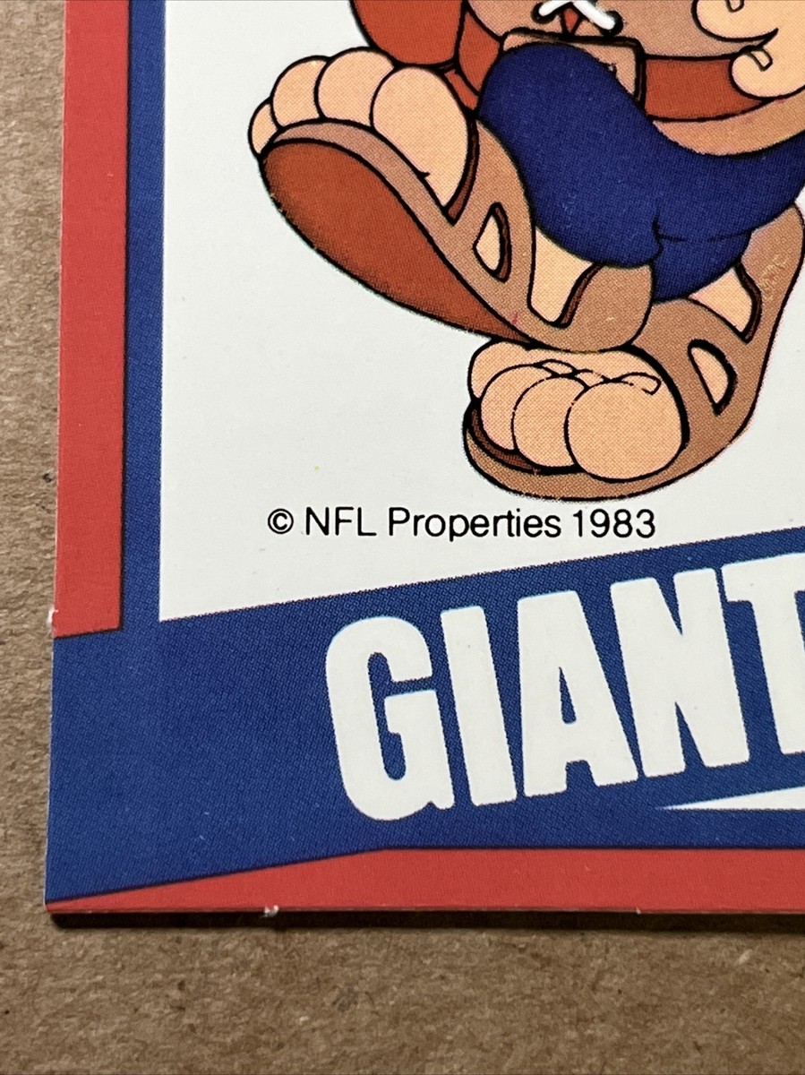 Number1984年3月号Giants特集 New York Giants 1983 NFL Properties AVON Huddles Football Team