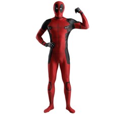 Deadpool Jumpsuit Wade Wilson Bodysuit Spandex Cosplay Costume Halloween Party