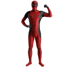 Deadpool Jumpsuit Wade Wilson Bodysuit Spandex Cosplay Costume Halloween Party