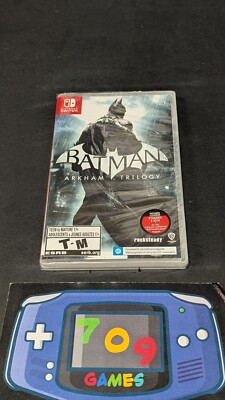 Sealed Batman Arkham Trilogy Collection (Nintendo Switch) Brand New