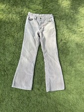 Vintage White Tab Levi Corduroy Pants 1970s 28x20