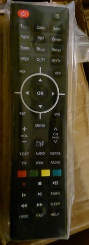 AULCMEET Telecomando sostitutivo compatibile con ZGEMMA H9S SINGLE TUNER 4K RICEVITORE SATELLITARE H9s H9.2s H9.2H H9 H4 H7 HS H2S H2H H4 H5 H7 H7C H5. 2S H52TC