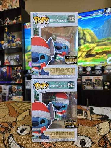 Funko Pop! Vinilo: Disney - Stitch Unwrapping Gift - Hot Topic (Exclusivo) #1522 - Imagen 1 de 6