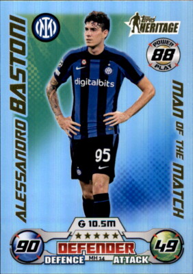 Champions League EXTRA 22/23 MH14 Alessandro Bastoni Man of the Match Heritage