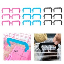 6Pcs Replacement Crate Handles Cage Handle for Pet Carrier for Dog Hedgehog