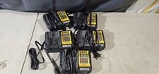 DEWALT DCB1104 12V  20V Volt MAX Li-Ion 4 Amp 120V AC Battery Charger lot of 5