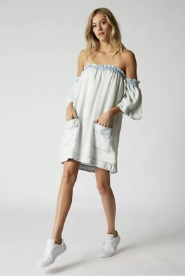 blank nyc denim dress lb neckline create a versatile Blank Nyc Boho Chambray Denim