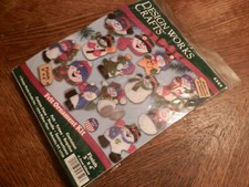 Design Works Crafts 13 Snowman Felt Ornament Kit 5352 Kit NOS Christmas Decor