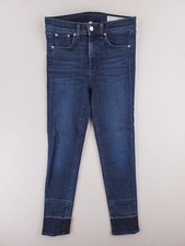 Rag Bone Jeans Womens 25 High Rise Ankle Skinny Dark Stretch Denim Pants