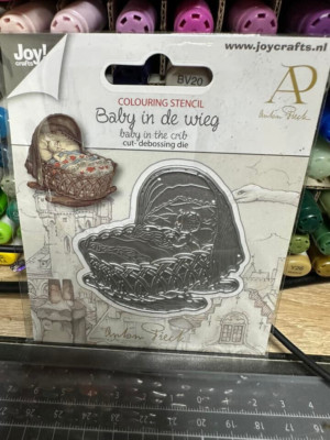 Joy Crafts Babywiege Neu & unbenutzt Stanzen Kartengestaltung, Stempel, Farben