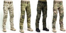 Tactical Military Hunting Camping EDU Combat Airsoft Gen3 Pants with Knee Pads