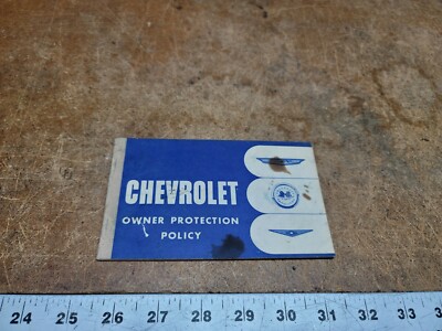 Chevrolet Owner Protection Policy 3783761 Pass.