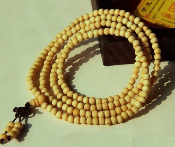 Tibetan wooden on sale prayer beads
