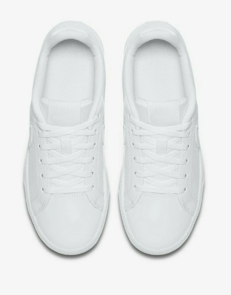 NIKE Court Royale GS White Leather BIG Kids Boys Shoe 833535