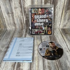 Grand Theft Auto IV PlayStation 3 PS3 GTA With Map Tested