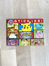 Vintage Nintendo Pok mon Mini Sticker Book - 1999 Almost Complete